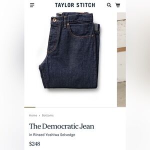 TAYLOR STITCH DEMOCRATIC JEANS